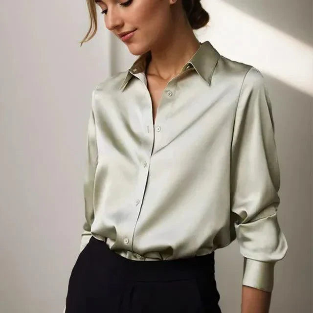 Dario - Blouse ample élégante en satin